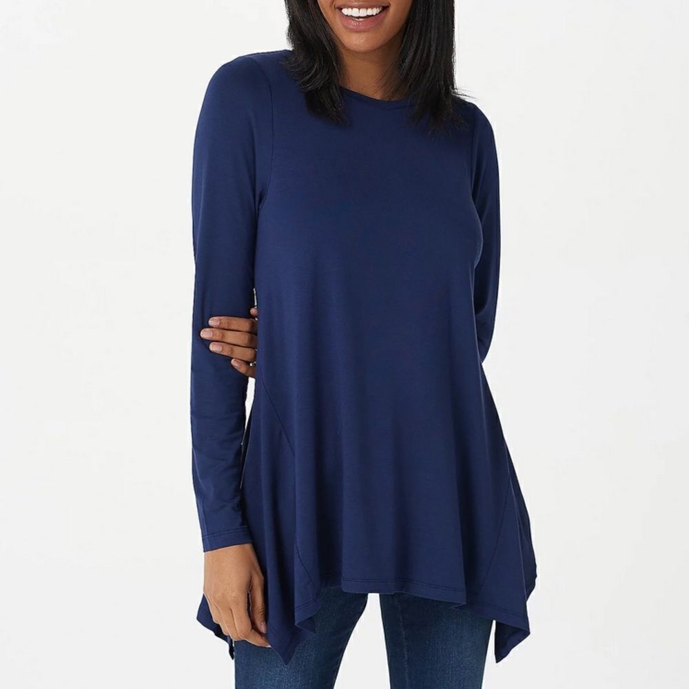Laurie Felt Silky Rayon Made From Bamboo High Low Top